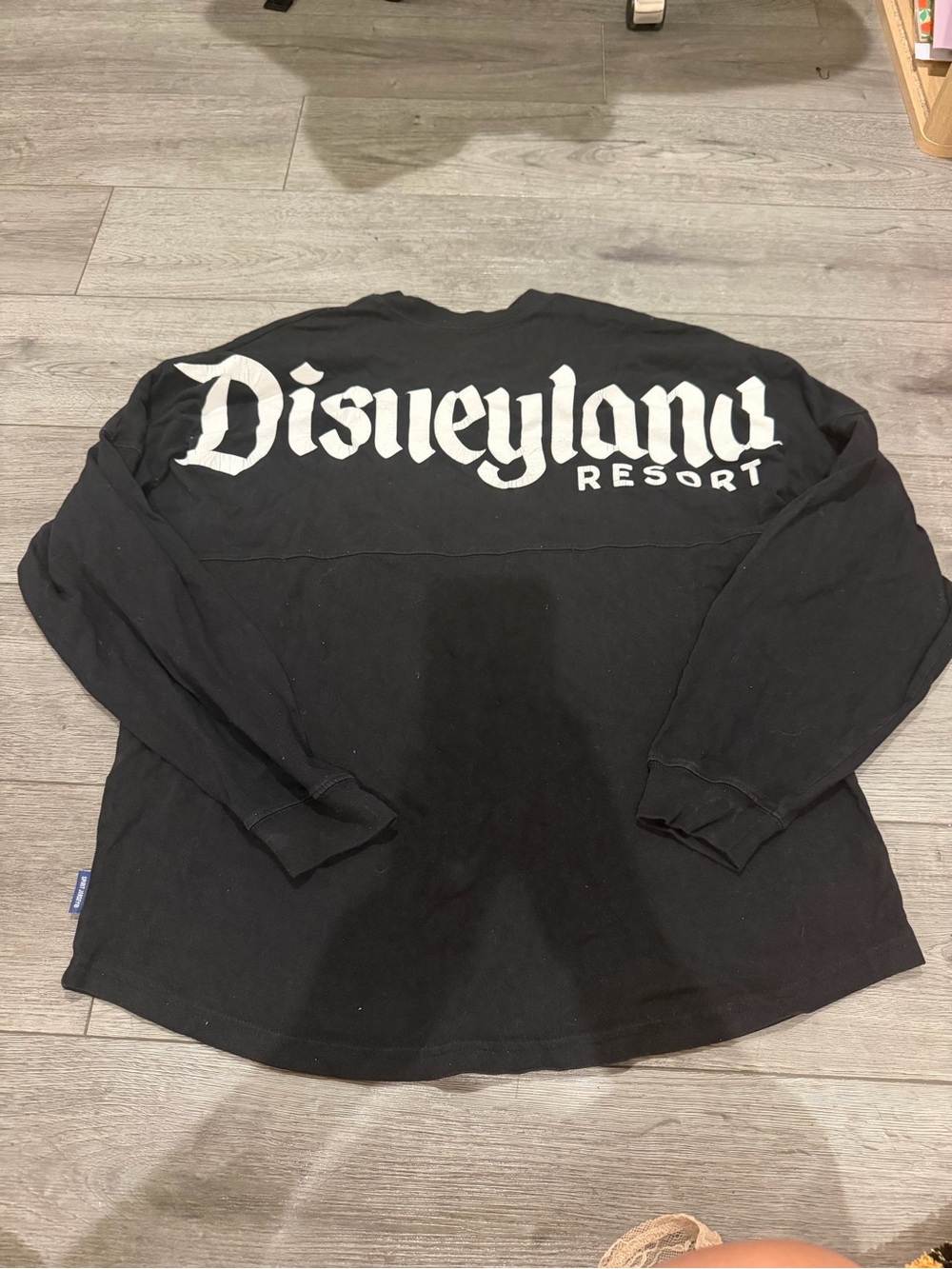 Disney Black Long-Sleeve Disneyland Resort Logo Tee